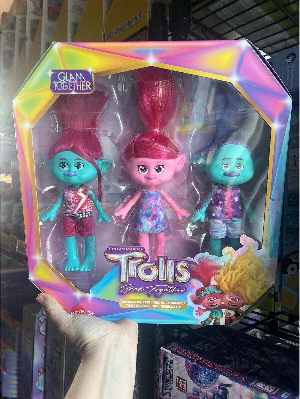 TROLLS DOLL TRIO
